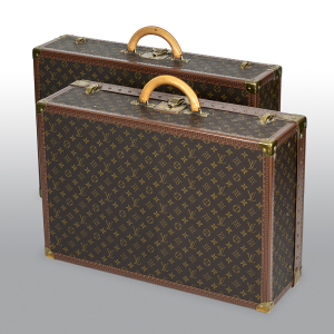 Two Louis Vuitton Alzer Monogram Luggage Bags