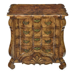 18th Century Dutch Burr Walnut Commode