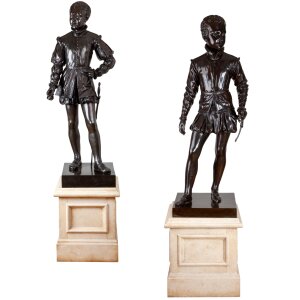 French Patinated Bronzes