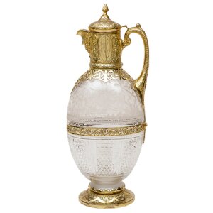 Silver Gilt Claret Jug