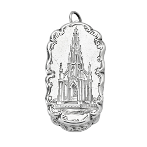 Antique Victorian Sterling Silver Vinaigrette Scott Monument