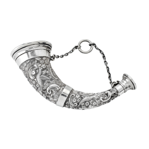 Antique Victorian Sterling Silver Scent Bottle / Vinaigrette Combined