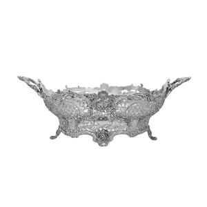 George V Antique Sterling Silver Basket