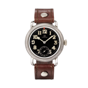 Vintage Omega Stainless Steel Military Wristwatch